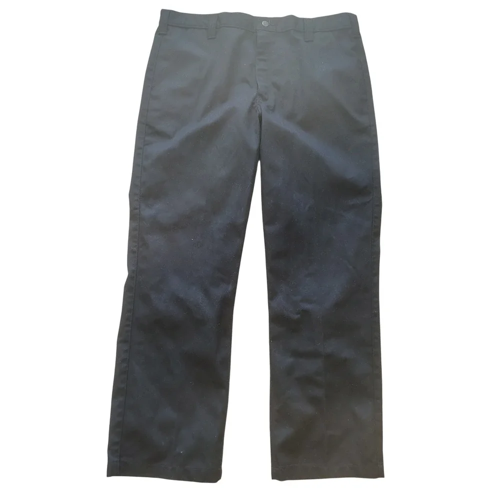 Carhartt B290 BLK Mens Black Blended Twill Work Pants 40x32 Straight Leg